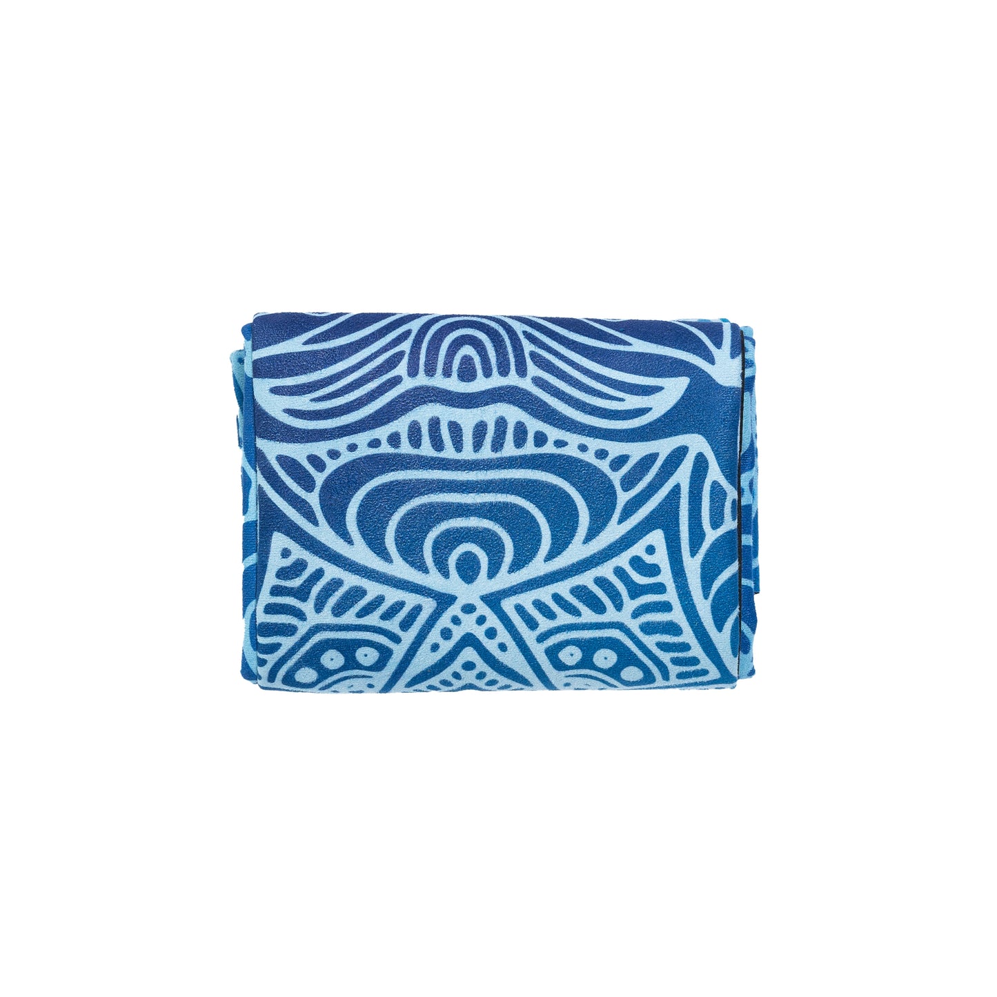 Eco-friendly Foldable Mat in Blue Mandala Pattern