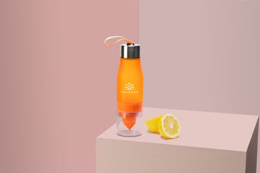 Eco-friendly Citrus Infuser Bottle in Orange