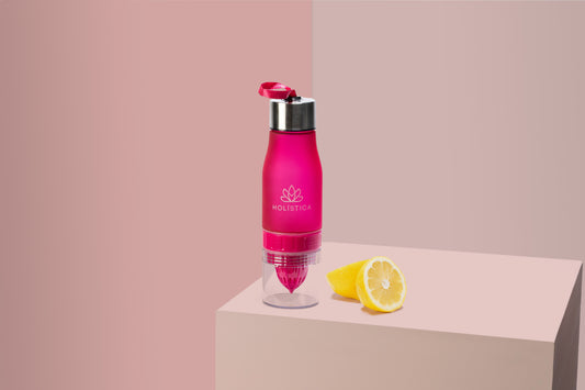 Eco-friendly Citrus Infuser Bottle in Pink