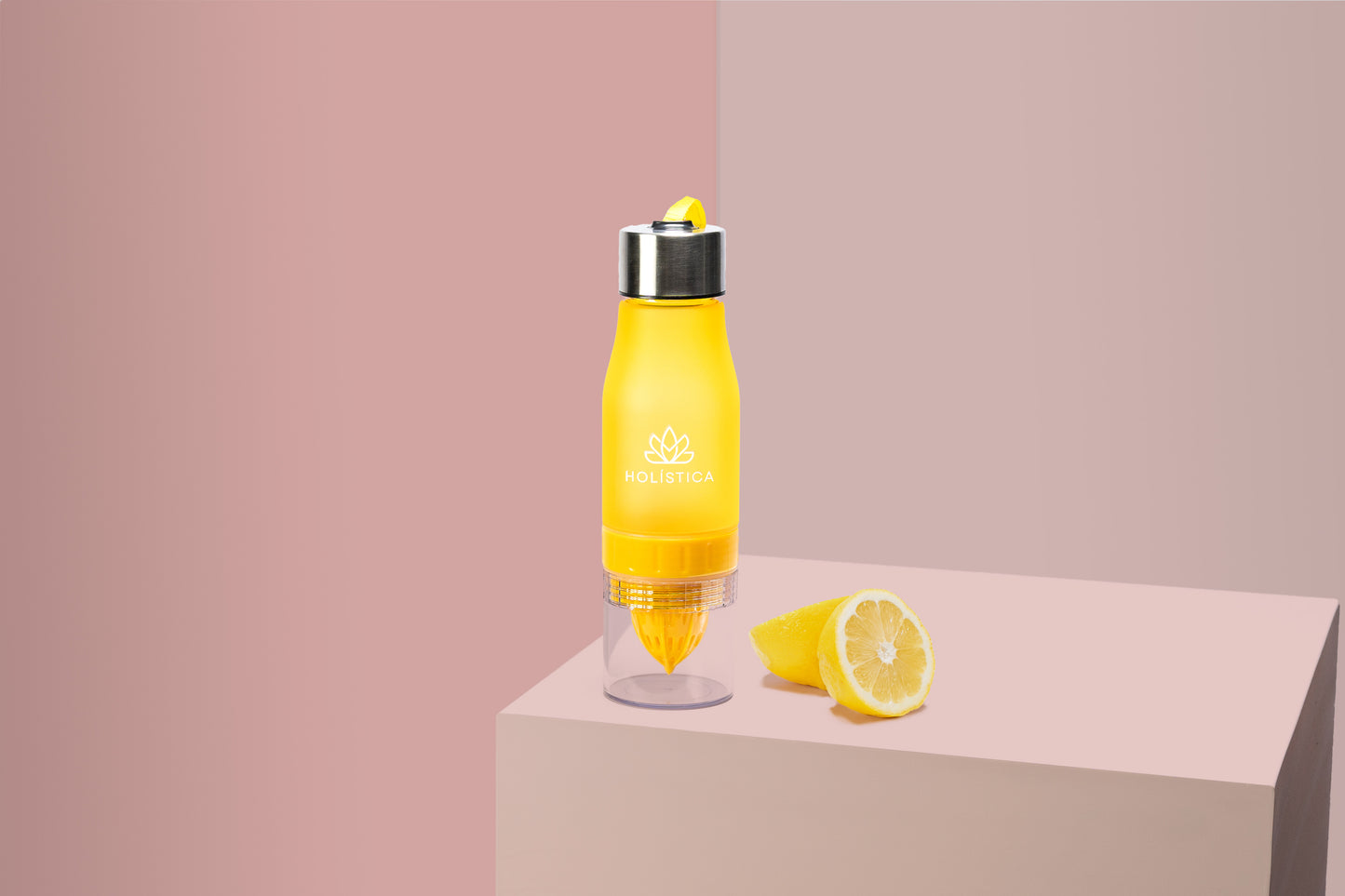 Eco-friendly Citrus Infuser Bottle in Yellow