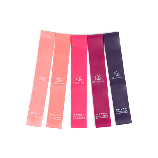 Latex Free, High Quality Resistance Bands in Pink